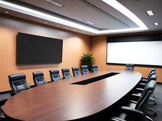 Blank conference room, office scene layout, commercial background