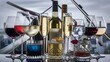 © Kartik - Collection of wine, champagne and cocktail glass. eps8