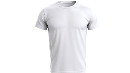 White T-Shirt Fashion: Simple Style with a Clear Backdrop