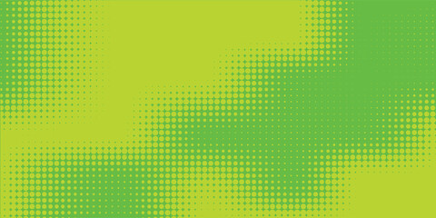 Wall Mural - dots halftone green color pattern gradient texture with technology digital background. dots pop art 