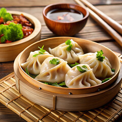 Wall Mural - Jiaozi Dumplings | Chinese Cuisine