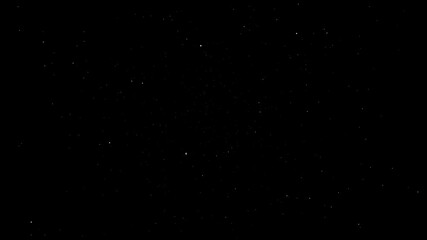 Canvas Print - 4k video black background with moving flight through stars animation. black screen looping animated background