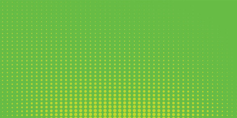 Wall Mural - dots halftone green color pattern gradient texture with technology digital background. dots pop art 