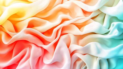 Poster - Colorful Silk Fabric.