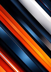 Poster - Modern abstract geometric background with diagonal stripes in contrasting colors, creating a dynamic and bold visual with a sense of motion