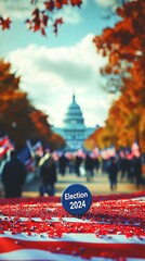 Canvas Print -  Election 2024 badge