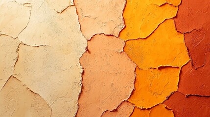 Poster - Orange Textured Wall.