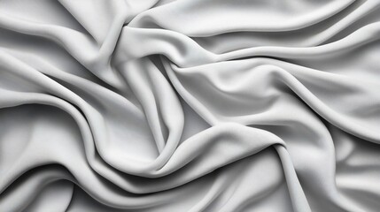 Fototapete - White Fabric Drape.