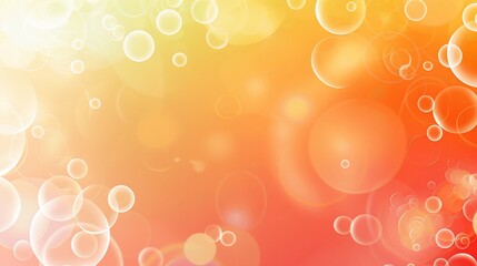 Poster - Orange and Yellow Bokeh.