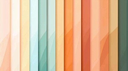 Poster - Abstract Color Stripes.