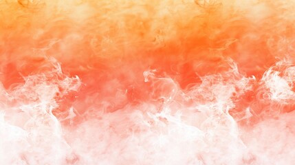 Poster - Abstract Orange Smoke.