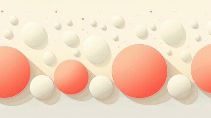 Fototapete - Abstract 3D Circles.