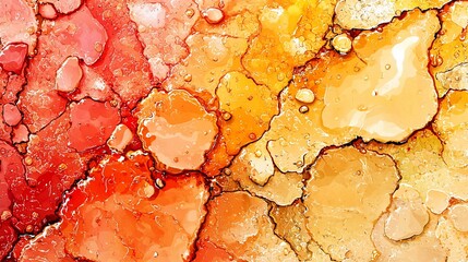 Aufkleber - Abstract Orange Texture.