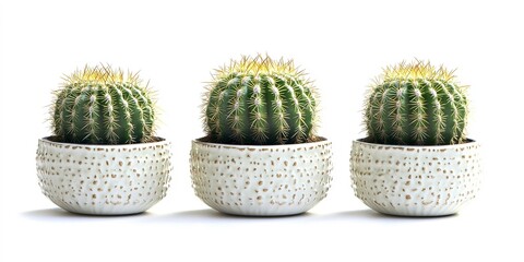 Poster - Cactus potted decoration home office white background