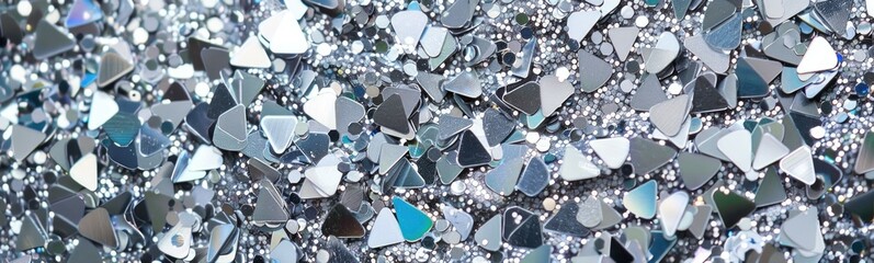 silver blue shimmer glitter background