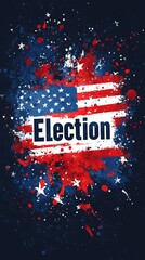 Wall Mural - Election text banner