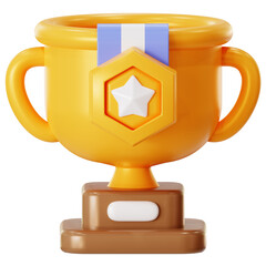 Trophy Cup 3D Icon