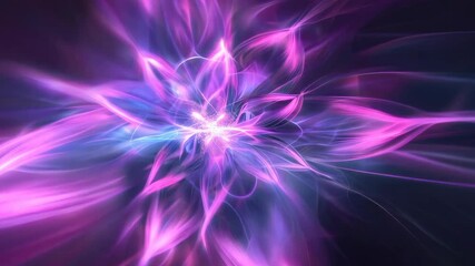 Fototapete - A vibrant display of swirling colors forms intricate fractal patterns as an artist creates stunning abstract visuals in a creative workspace filled with inspiration