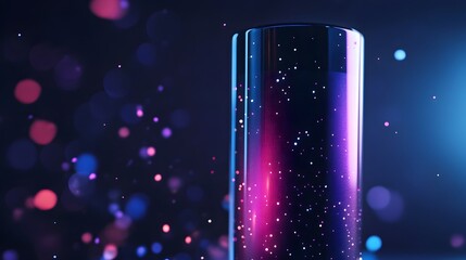 Poster - A Sleek and Innovative Digital Skin Sensor Designed for Advanced Skincare and Wellness Monitoring Featuring a Minimalist and Futuristic Design