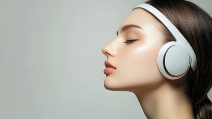 Poster - A high tech smart cosmetic device scanning a person s face to provide detailed skin analysis insights and personalized recommendations for skincare and wellness