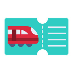 Sticker - Train ticket Icon