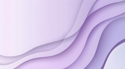 Poster - Elegant and Minimalist Lavender Slide Background in a Soft Monochromatic Color Scheme Leaving a Blank Center Space for Adding Presentation Content or Other Graphic Elements