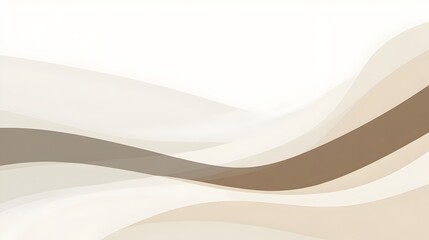 Poster - Minimalistic slide background featuring soft brown light beige pale taupe and warm grey tones leaving the central space blank for easy addition of text image logo or other content