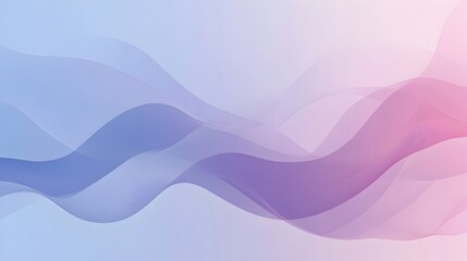 Poster - Elegant and modern minimalistic slide background with a deep purple soft lavender light blue and pale pink gradient color palette leaving a blank central space for customized content and design