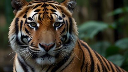 portrait of a tiger Generative AI