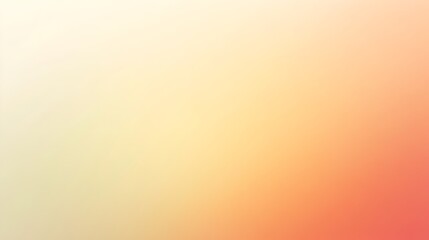 Poster - Serene and calming gradient background in warm soft tones of orange yellow peach and white  This minimalist elegant design creates a modern