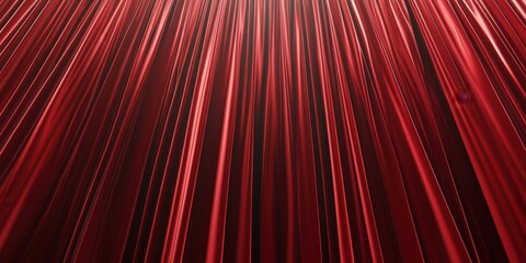 Poster - Abstract Red Lines Background