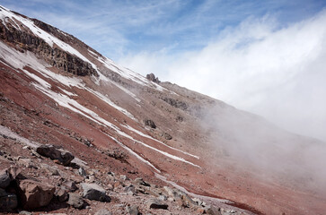 The slope of Chimborazo volcano, Ecuador.