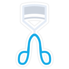 Sticker - Eyelash curler Icon