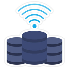 Poster - Wireless database Icon