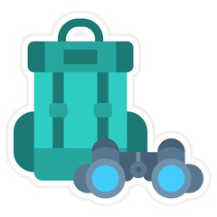 Sticker - Hiking Icon