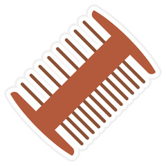 Canvas Print - Comb Icon