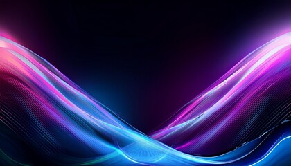 dark abstract background with neon waves and futuris wallpaper