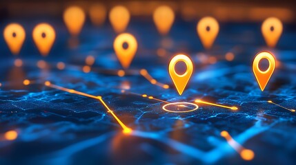 Poster - discovering global connections through innovative location markers