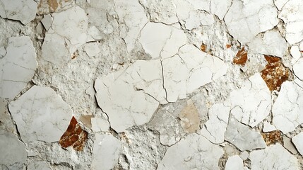 Poster - Cream Terrazzo Marble Texture Design Used To Be Home Interior Exterior Wallpaper Background Decoration Design : Generative AI