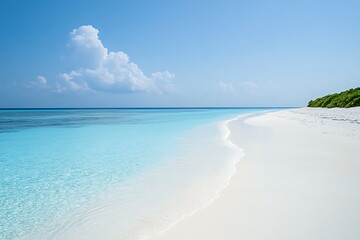 beach with trees