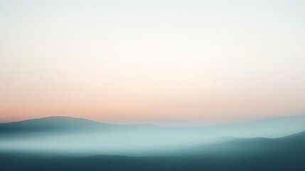 Poster - Minimalist wallpaper with a soft gradient from light to dark, creating a serene, calming atmosphere.