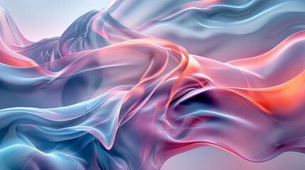 A smooth wave-like abstract art design background 