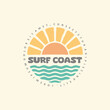 © Fajarrabadi - Vintage surf design template for surf club, surf shop, surf merch.