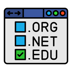 Poster - Domain registration Icon