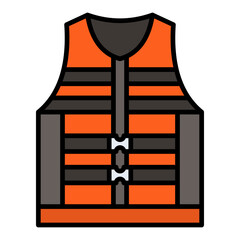 Wall Mural - Lifejacket Icon