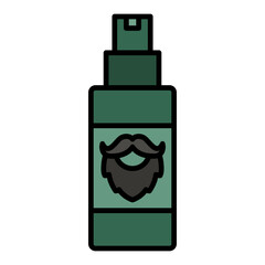 Wall Mural - Beard oil Icon