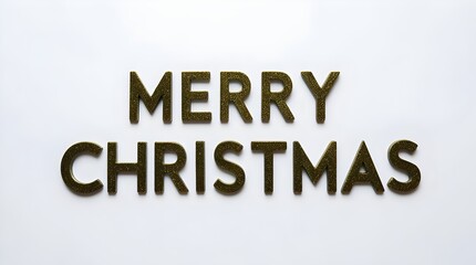 straightforward merry christmas design for festive uses