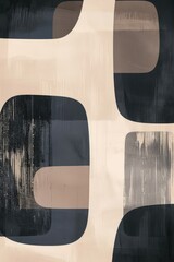 Wall Mural - Abstract art with muted tones.