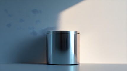 Poster - sleek and polished product mockup with minimalist design and high tech industrial aesthetics