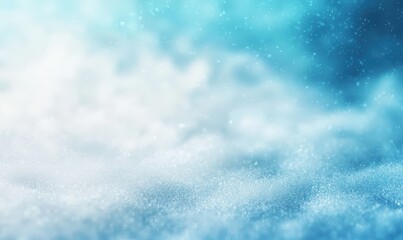 Wall Mural - Sparkling blue winter background